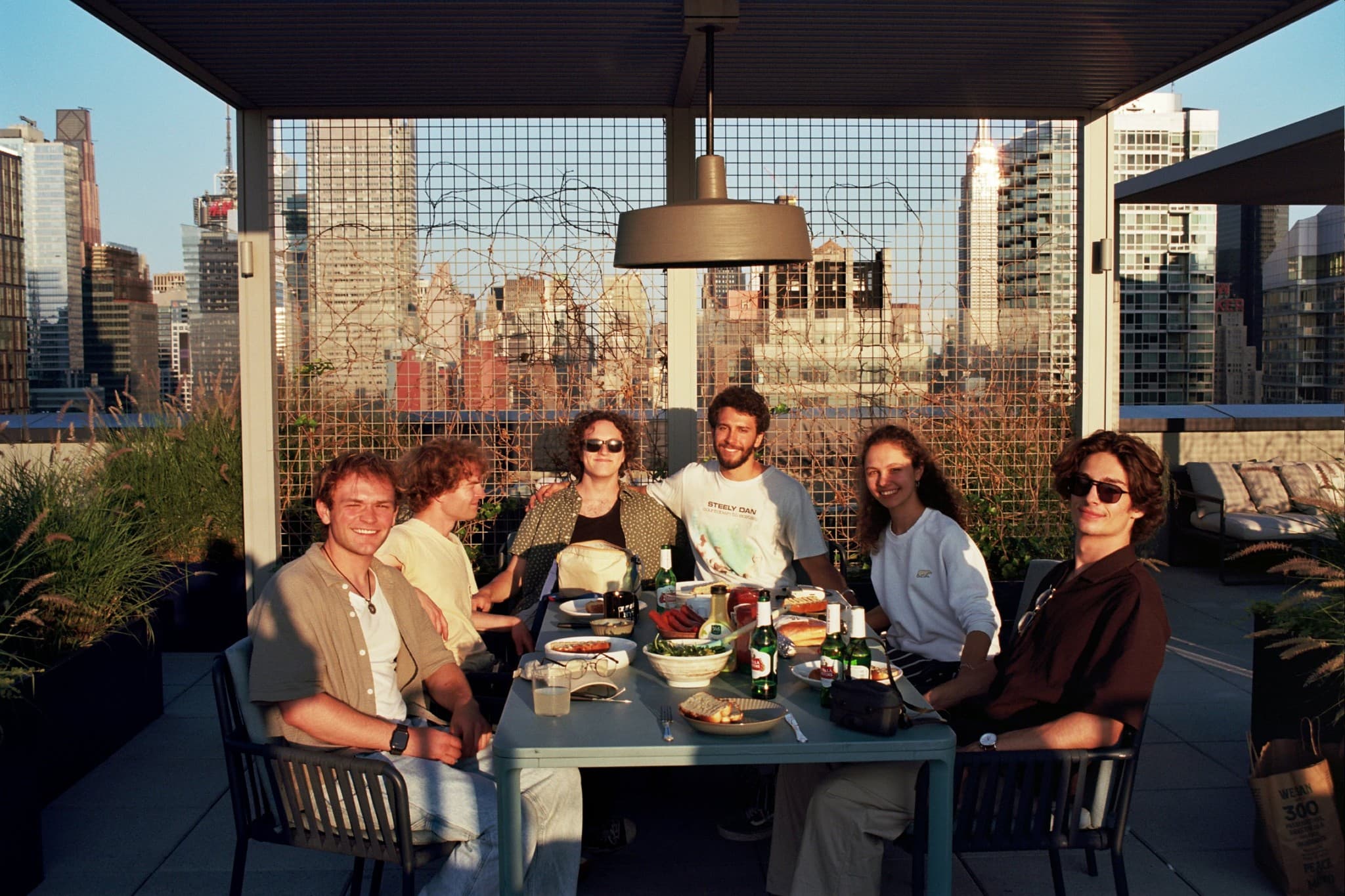 Rooftop dinner NYC